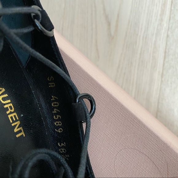 YSL lace up high heels, 38 1/2 - Picture 7 of 7